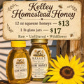 Honey-  Raw and Unfiltered